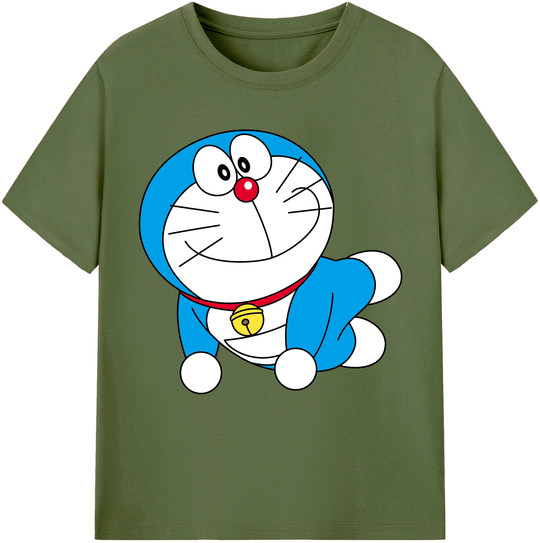 （画像用） ドラえもん Doraemon 綿100％半袖Tシャツ（フロントプリント）